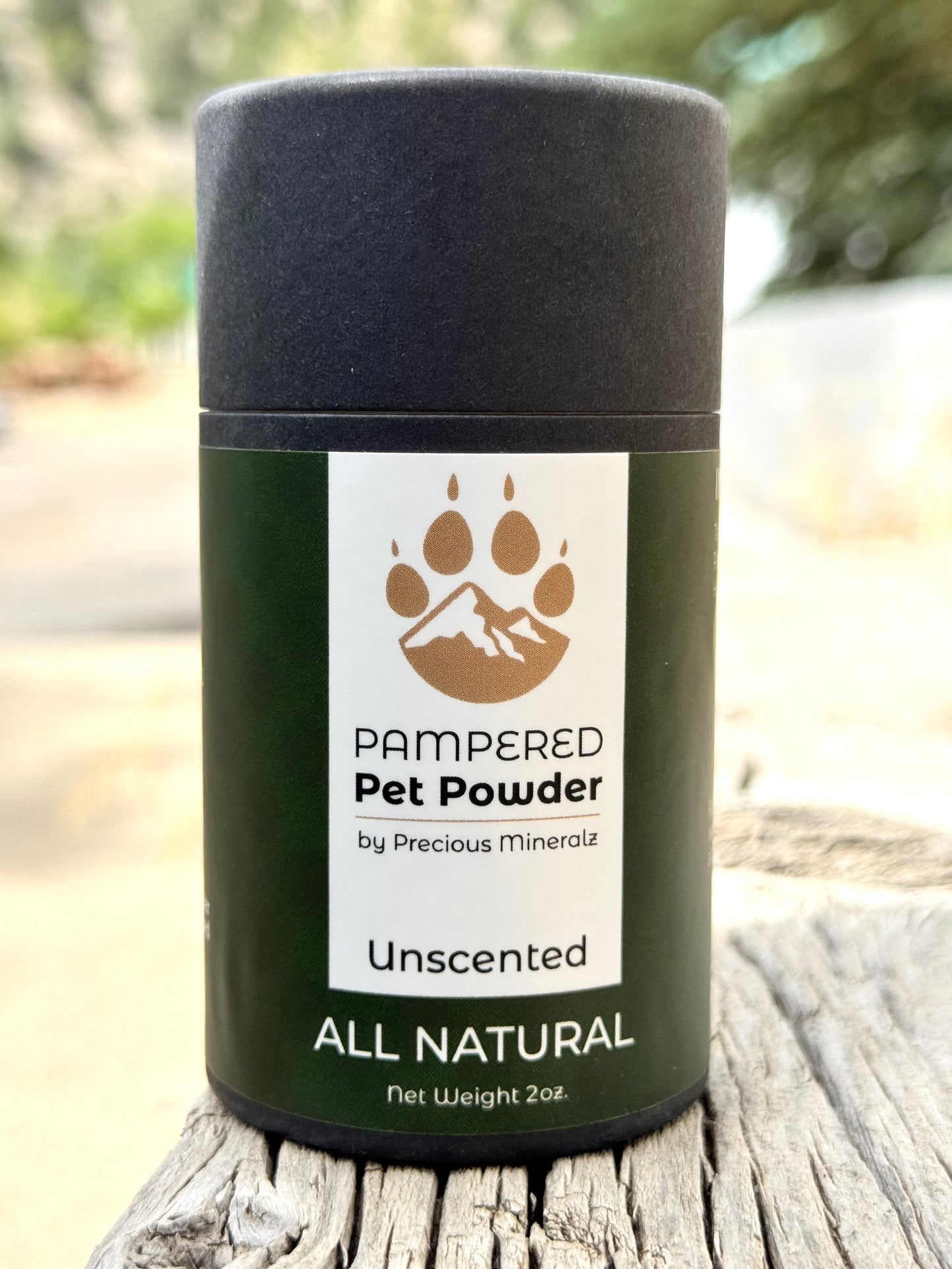 Pampered Pet Powder (Dry Shampoo) - Unscented - 2 oz