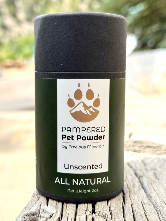 Pampered Pet Powder (Dry Shampoo) - Unscented - 2 oz