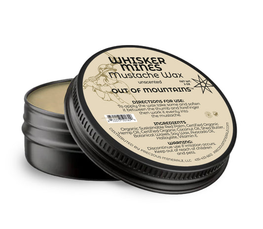 Whisker Mine Mustache Wax -Unscented