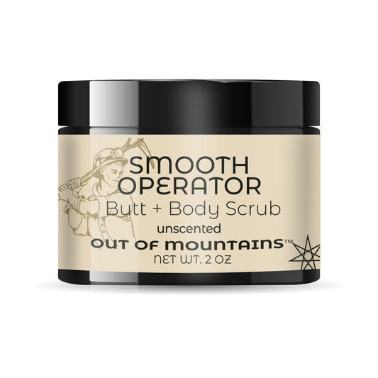 Smooth Operator Butt and Body Scrub -2 oz -UNSCENTED